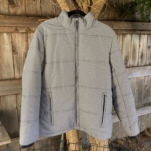 Black and White Puffer Jacket with Nice Detail by PURE NAVY